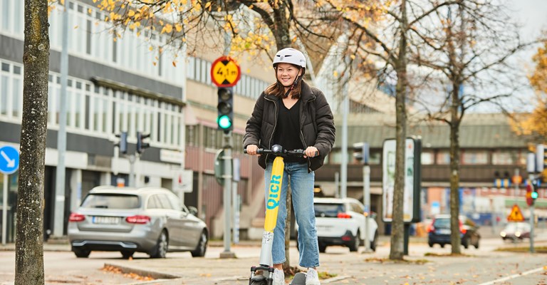 NTF har tagit fram korta filmer om säker elsparkcykling