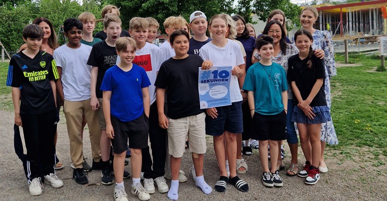 Fridnässkolan är en av vinnarna i årets trafiksäkraste tävling!